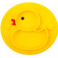 Baby Plate Silicone Toddler Plates Suction Placemat Divided Dishes For Kids And Infants One-Piece Strong Suction, Bpa Free, Micr