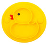 Baby Plate Silicone Toddler Plates Suction Placemat Divided Dishes For Kids And Infants One-Piece Strong Suction, Bpa Free, Micr