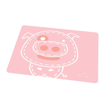 Baby Silicone Placemat, Roll up for On-The-go, 13.7X15.7 Inches, BPA/Phthalate Free, 6 Month+