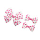 Strawberry Snap Clips Baby Girls Fruit Hair Bow Clips Strawberry Hair Ring Tie BBW24 (3 Pcs-D1)