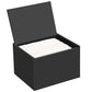 DELIPPLY Mop Pad Holder Container, Floor Mopping Storage Acrylic Box for Fabric Softener Sheets, Black