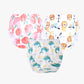 Teeny Weeny Reusable Adjustable Swim Diaper Combo  Pack Of 3 Printed Underpants For Infant Boys & Girls | L | Color 24