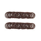 100 Pieces Small Baby Girls Hair Elastics Hair Ties Ponytail Holders Hair Bands For Kids(2 Mm X 2.5 Cm,Brown)