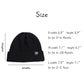 Simple Knitted Baby Beanie Hip-Hop Boys Winter Hat Toddler Kids Bonnet For Girls 0-5Y (Black+Light Gray+White, S)