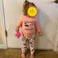 Boutikome Toddler Baby Girls Clothes Sets Little Girl Dinosaur Long Sleeve Shirts Tops + Pants 2Pcs Fall Winter Outfits(Pink,3T)