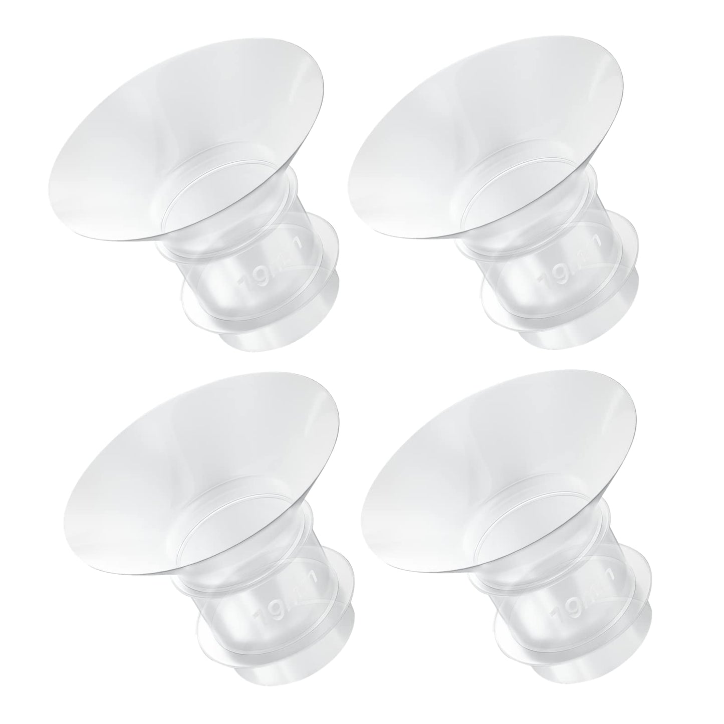 4Pcs Flange Insert 19Mm Compatible With S9/S10/S12/S9 Pro/S12 Pro Wearable Breastpump, Wearable Breast Pump Shield/Flange Insert