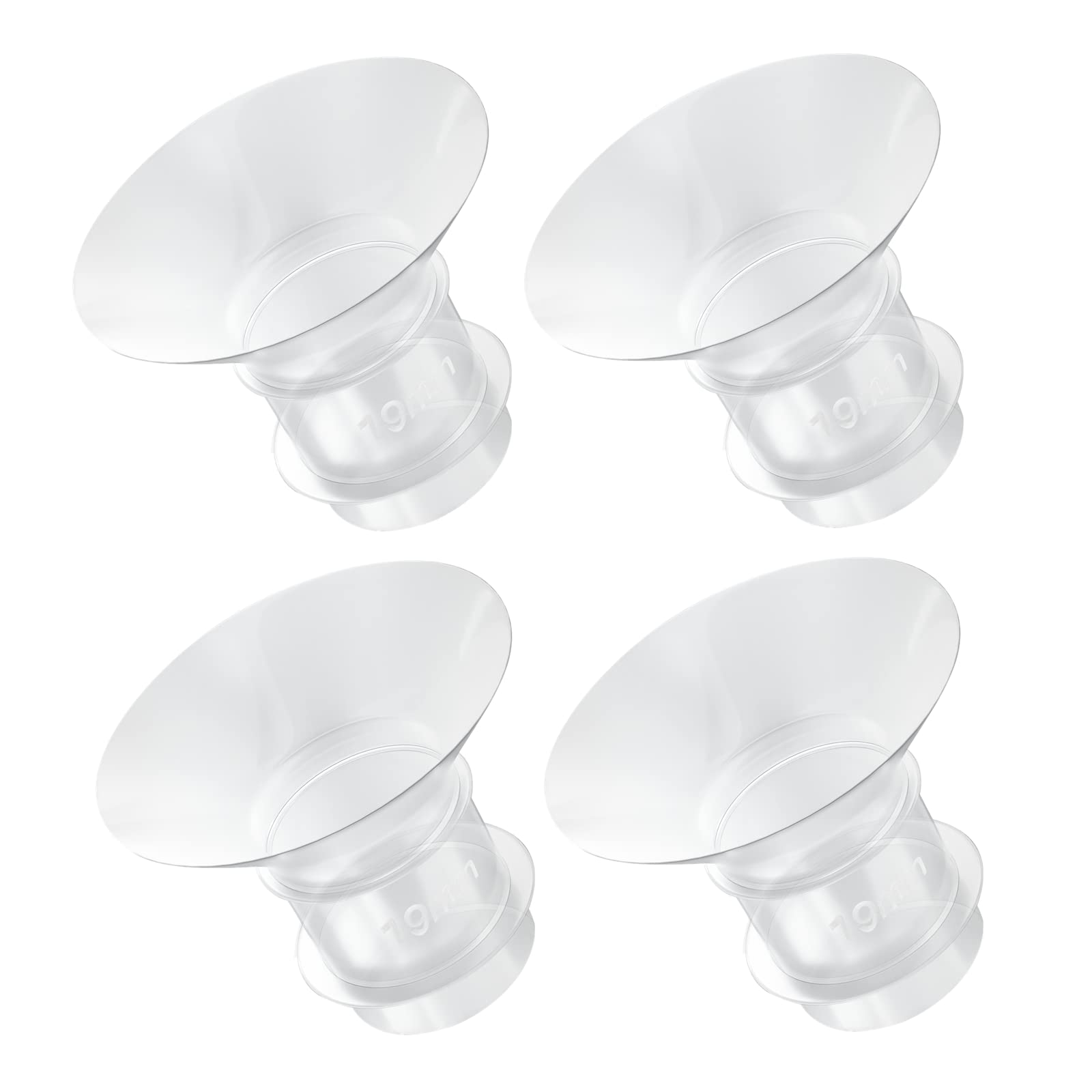 4Pcs Flange Insert 19Mm Compatible With S9/S10/S12/S9 Pro/S12 Pro Wearable Breastpump, Wearable Breast Pump Shield/Flange Insert