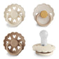 Frigg Silkysoft Silicone Baby Pacifier 4-Pack Snowflake Dream | Made In Denmark | Bpa-Free (6-18 Months)