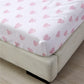 Urbonur 4-Piece Toddler Bedding Set - Ultra Soft Colorful Rainbow Cloud On Pink Girls Toddler Comforter Set - Include Comforter,