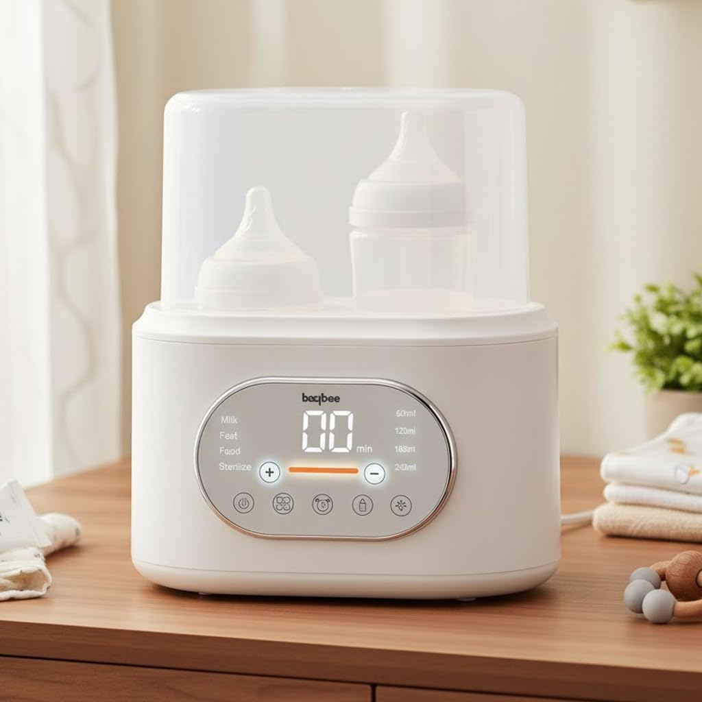 Baybee 10In1 Baby Bottle Warmer And Sterilizer | Sterilizer For Baby Products With Accurate Temperature Control, Timer, Thawin