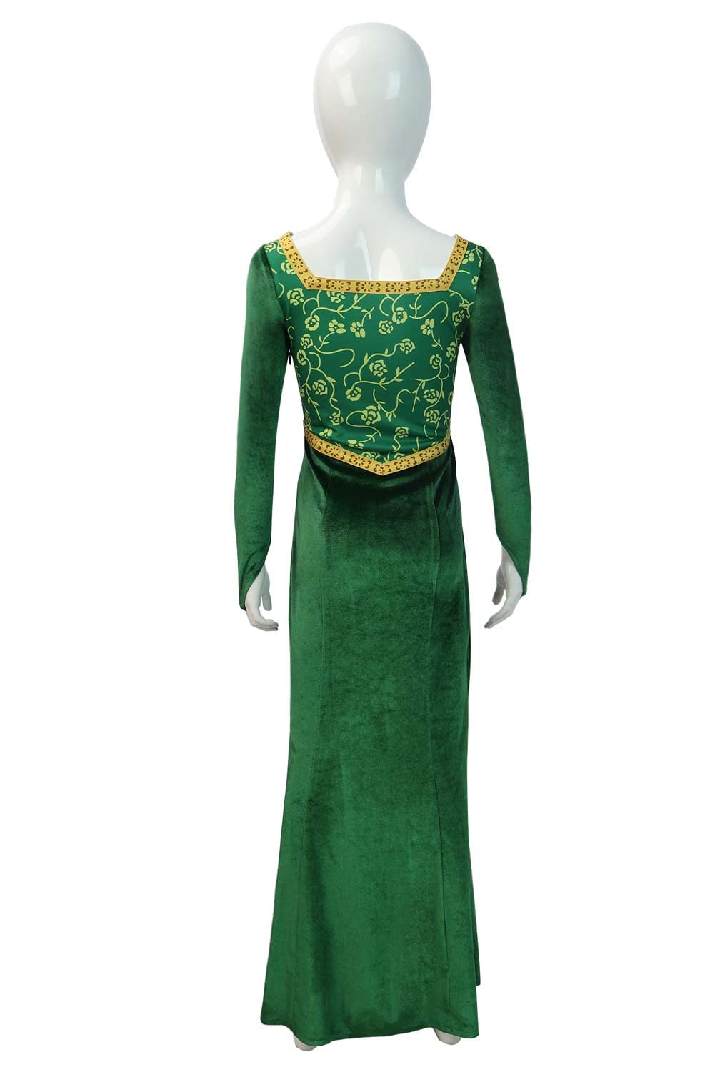 Chahouk Girl'S Costume Green Dress For Age 3 To 14 Princess Gown Halloween Birthday Party Outfit Long Sleeve