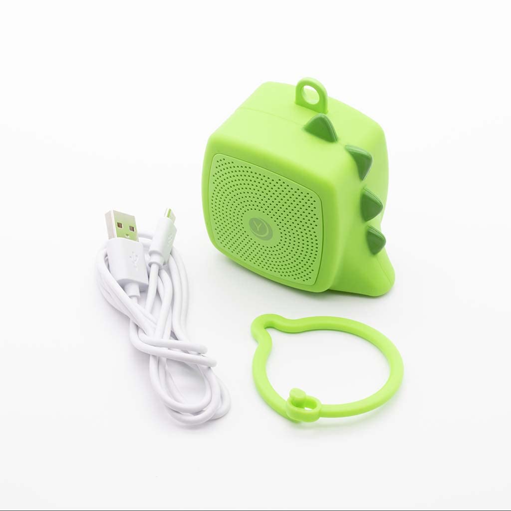 Yogasleep Pocket Baby Soother Dinosaur, White Noise Machine, 6 Soothing Sounds & Timer For Better Sleep, Includes Brown Noise &