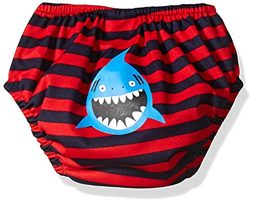 Kiko & Max Baby Boys' Infant Three-Pack Absorbant Reusable Swim Diaper (Medium)