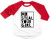 Toddler Boys Valentine'S Day Shirt Mr Valentines Sunglasses Graphic Cotton Outfit Casual 3/4 Raglan Sleeve Tee Tops (2-3T, Red3)