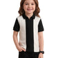 Nuno Girls Polo TShirt, Ribbed Knit, Half Sleeve, Zip Neck, Colourblock, Casual Style, Kids (In, Age, 14 Years, 15 Years, Regul