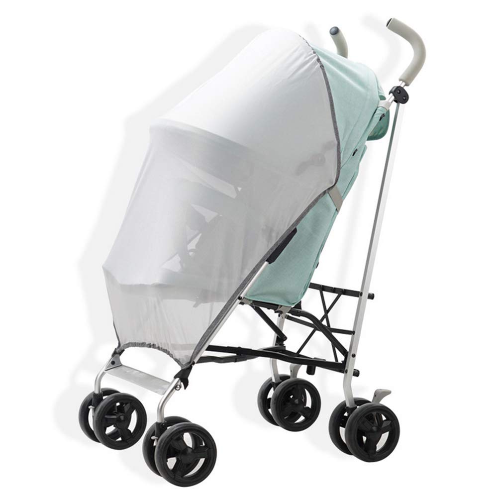 Stroller Sun Shade, UV Protection Baby Mosquito Curtain with Adjustable Strap for 4 Seasons