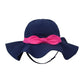 Vimeet Kid Baby Summer Hat Baby Sun Hat Toddler Beach Hat Baby Bucket Hat Dark Blue