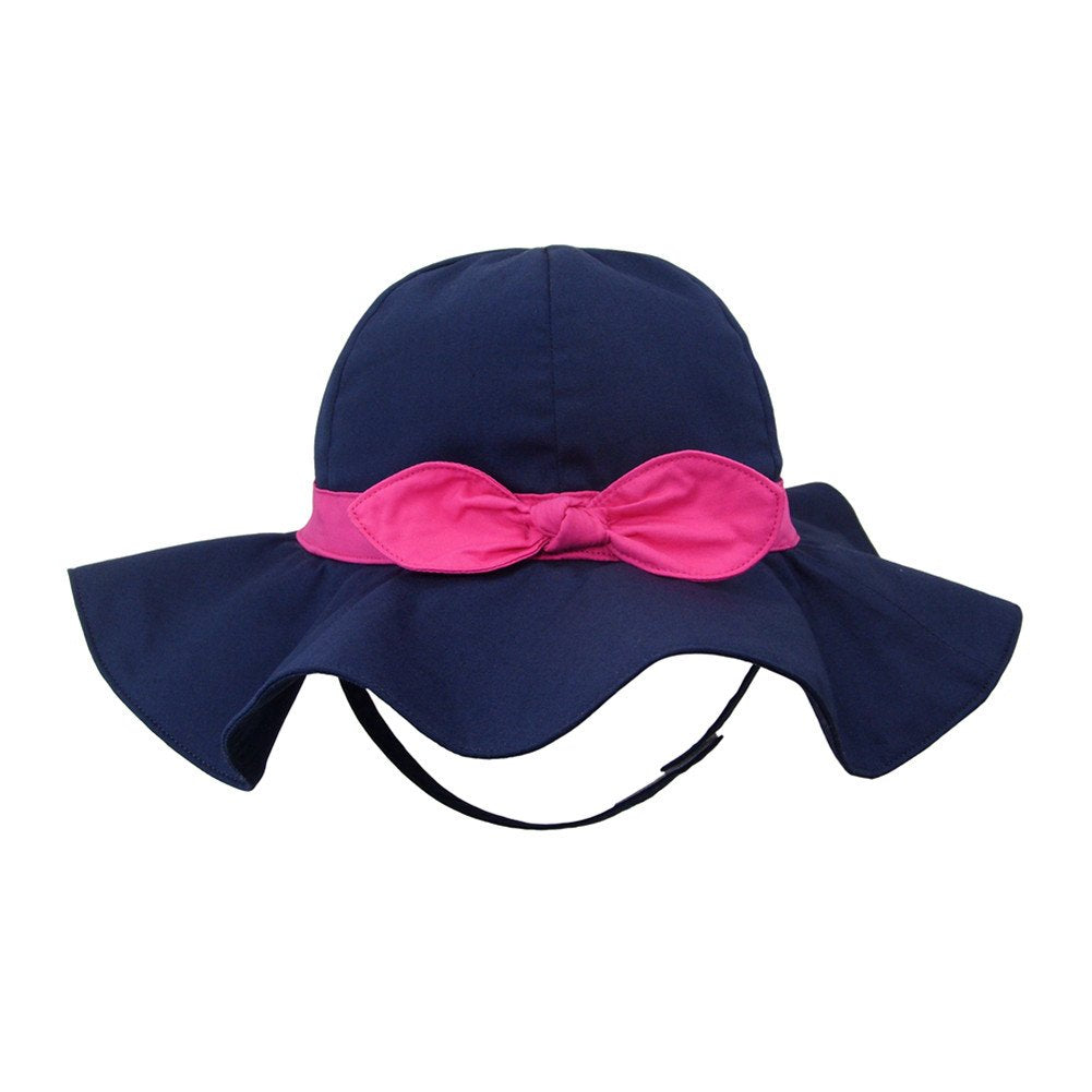 Vimeet Kid Baby Summer Hat Baby Sun Hat Toddler Beach Hat Baby Bucket Hat Dark Blue