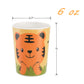 Lyellfe 8 Pack Bamboo Kids Cup, Super Cute Cartoon Drinking Cups For Kids, 6 Oz Bpa Free Stackable Fun Kids Cups For Home, Party