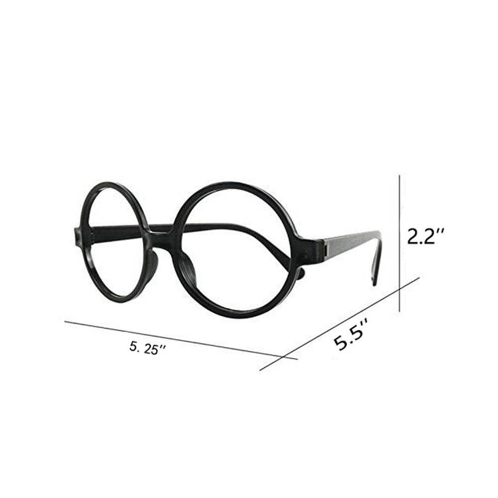Cosplay Wizard Tie And Novelty Glasses Frame For Kids Halloween Christmas Birthday Dress Up Party Magic Costume Accessory, Unise