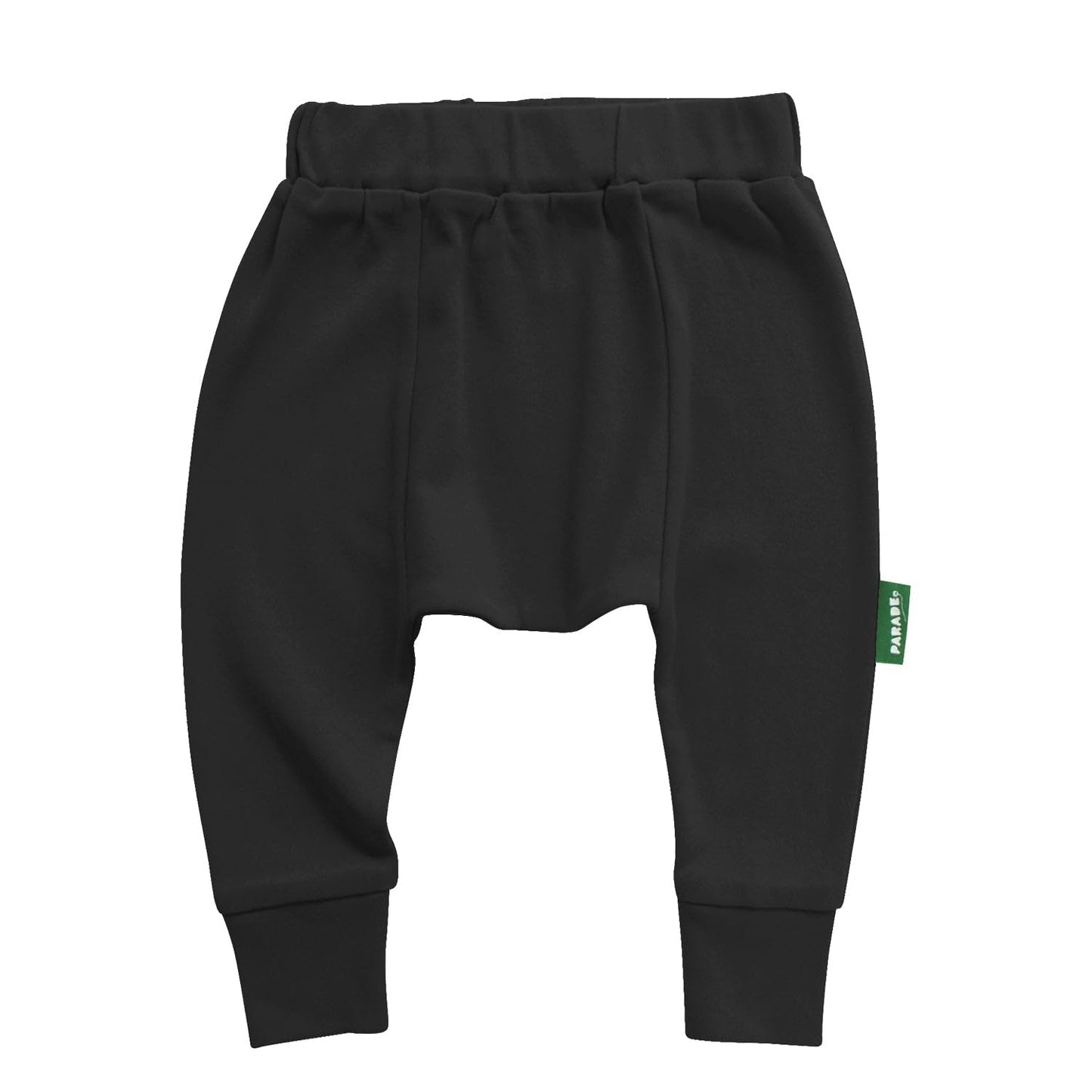 PARADE Organic Harem Pants - Essentials Black 12-18 Months