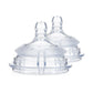 Nuby 2 Piece Fast Flow Comfort Nipple, Silicone