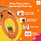 Shumee Wooden Fish Rattle Rings and Teethers for Infants | Sensory Toy | 100% Safe, Natural & Eco-Friendly | 6 Months+