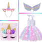 Genafy Led Light Up Sequin Unicorn Birthday Party Dress For Girls 8T Christmas Halloween Decorations Gifts Spring Dance Outfit K