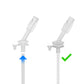 Nuby Thirsty Kids Reflex Flip-It 2 Pack Replacement Spout And Extension Straw Sets