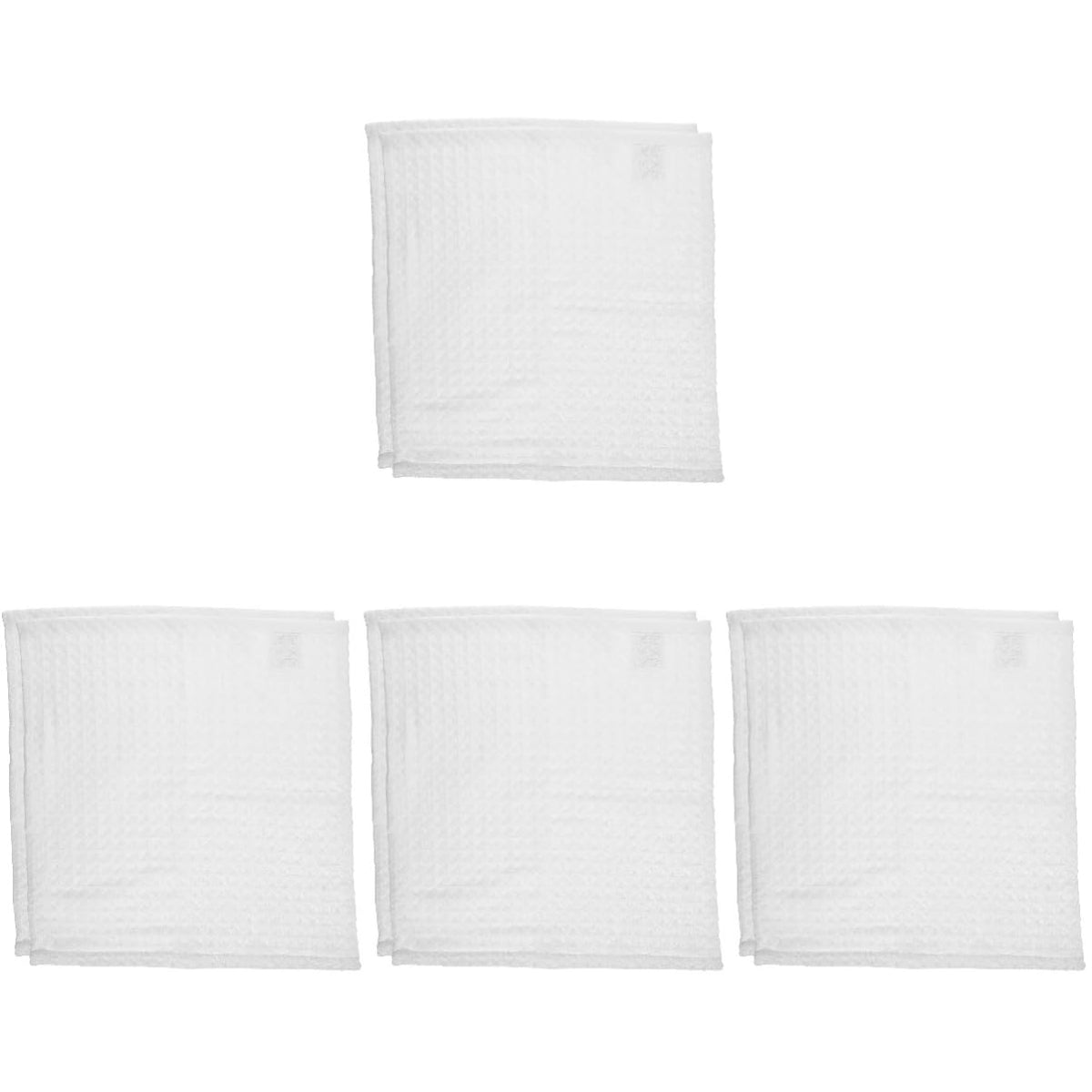 F FABOBJECTS 8 Pcs Scarf Towel Baby White Face Pure Cotton Washcloth