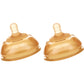 Thyseed Baby Bottle Nipple Infant Silicone Replacement Nipples 3-7 Month 2 Pack
