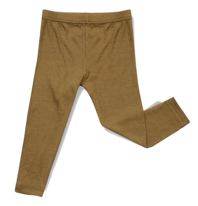 Avauma Baby Boys Girls Pajama Set Kids Toddler Snug Fit Ribbed Sleepwear Pjs For Daily Life Style (Xl/Olive(L))