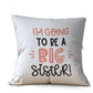 Khakee Going to Be A Big Sister Cushion Cover (12 * 12) with Filler Rakshabandhan/Rakhi Gift for Sister,Behen,Didi(PS25018)