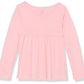 The Children'S Place Baby Single And Toddler Girls Long Sleeve Fashion Shirt, Pink, 5T