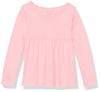 The Children'S Place Baby Single And Toddler Girls Long Sleeve Fashion Shirt, Pink, 5T