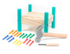 OUJILA Wooden Baby Workbench Pounding Hammer Toy for Toddlers,STEM Educational Preschool Learning Toys for Kids, Great DIY Gift 