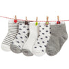 Footprints Organic Cotton Baby Socks 1224 Months  Pack Of 5 Pairs (Winter Warm Terry Socks  Grey)