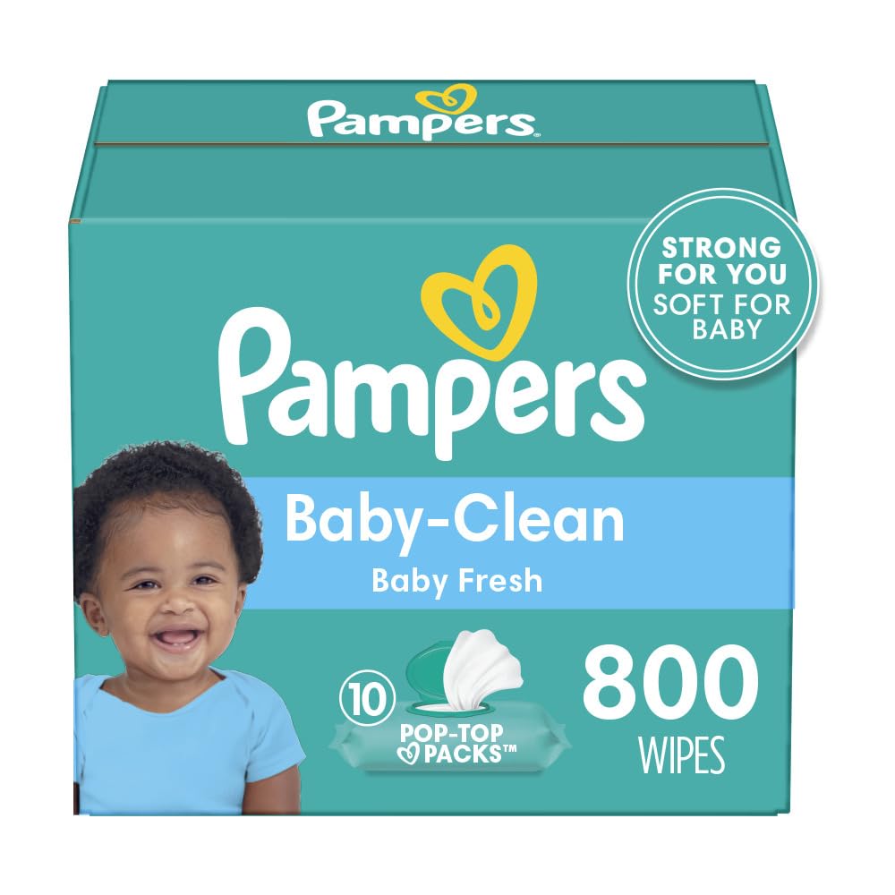 Pampers Baby Fresh Baby Wipes 800 Ct Old