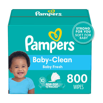 Pampers Baby Fresh Baby Wipes 800 Ct Old
