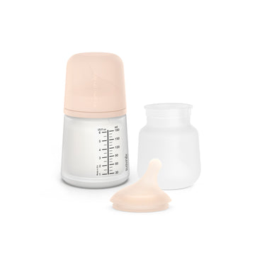 Suavinex Zero Zero Starter Set Small Anti Colic Baby Bottle, No 1 Spanish Baby Bottle Brand, Minimizes Bottle Rejection & Nipple