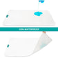 Changing Pad Liner 5 Count Waterproof Baby Diaper Changing Pad Cover 28' X 15' Larger Cotton Flannel Absorbent & Skin-Friendly