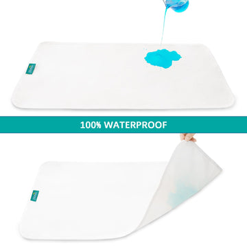 Changing Pad Liner 5 Count Waterproof Baby Diaper Changing Pad Cover 28' X 15' Larger Cotton Flannel Absorbent & Skin-Friendly