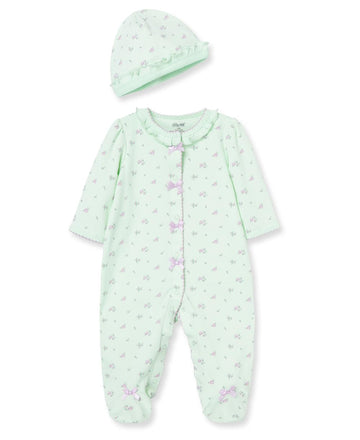 Little Me Baby Girls And Hat Footie, Petite Rose, Preemie Us