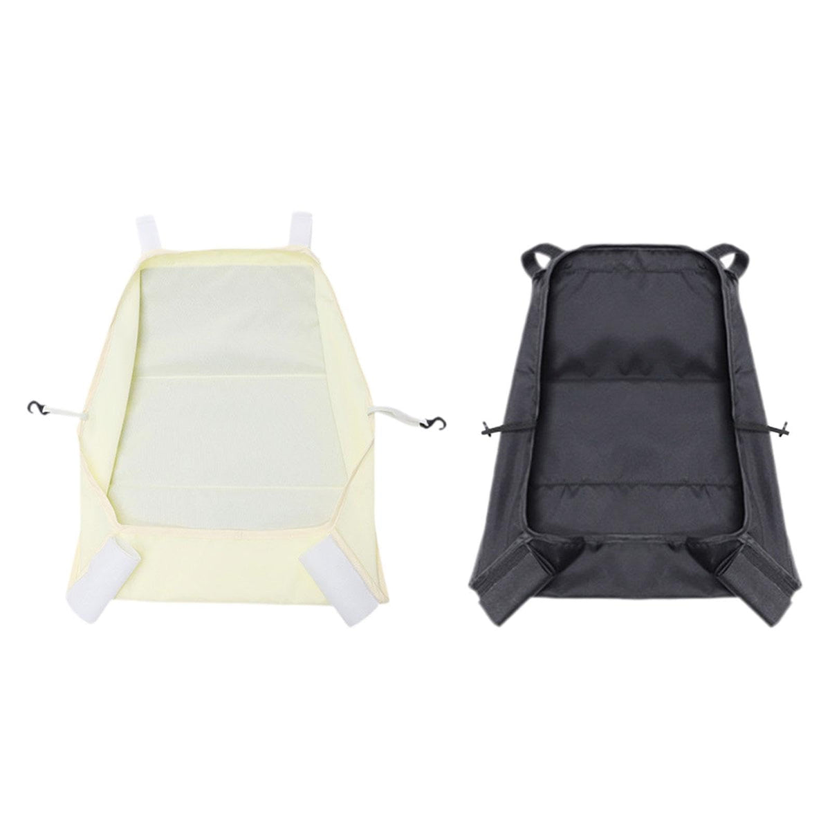 Stroller Shopping Basket Portable Organizer Bag for Outdoor Shopping Camping Beige