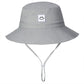 Toddler Sun Hat Baby Summer Hat For Boys 0-6 Months Smile Face Grey