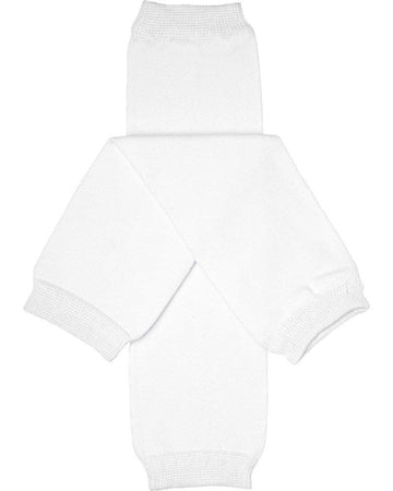 Judanzy Solid Baby And Toddler Leg Warmers For Boys And Girls Newborn And One Size (White, One Size)