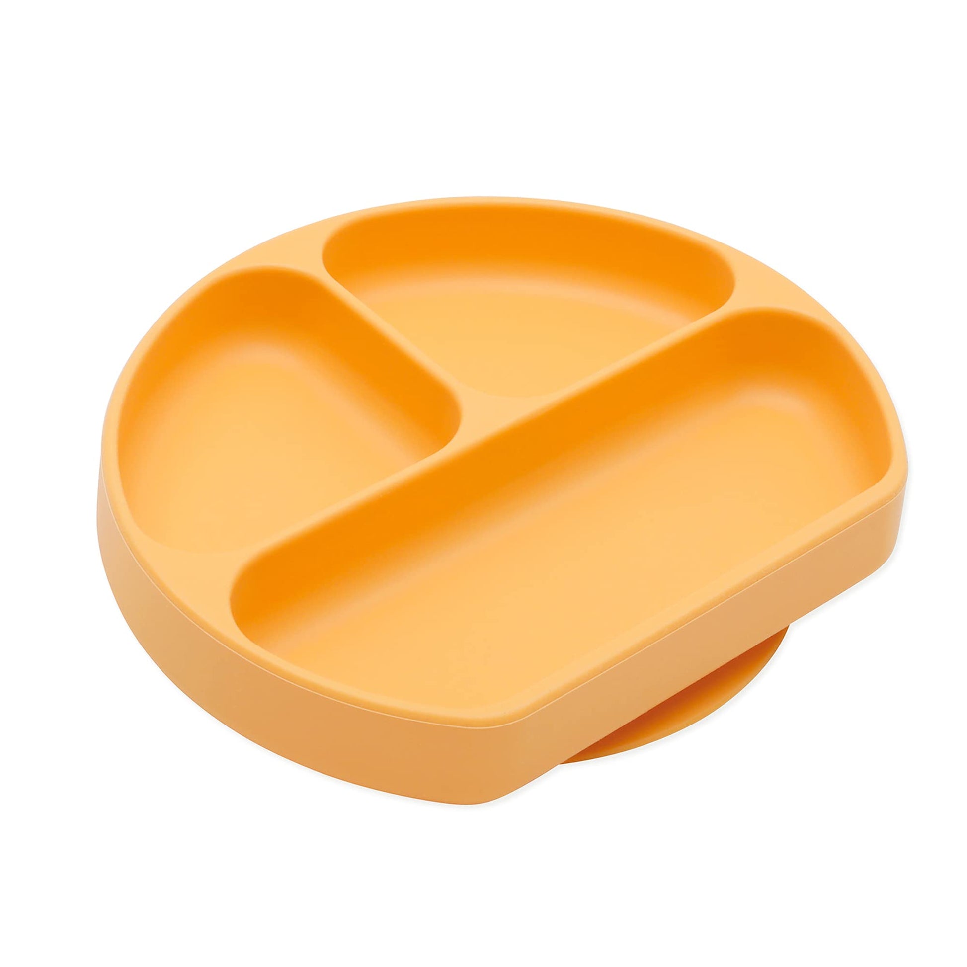 Bumkins Toddler and Baby Suction Plate, Silicone Divided Grip Dish, Babies and Kids, Baby Led Weaning, Children Feeding Supplies