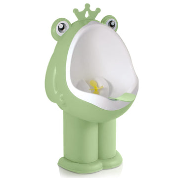 Hallo Potty Training Urinal Boy Urinal Kids Toddler Pee Trainer Bathroom Funny Baby Training Potties(Green)