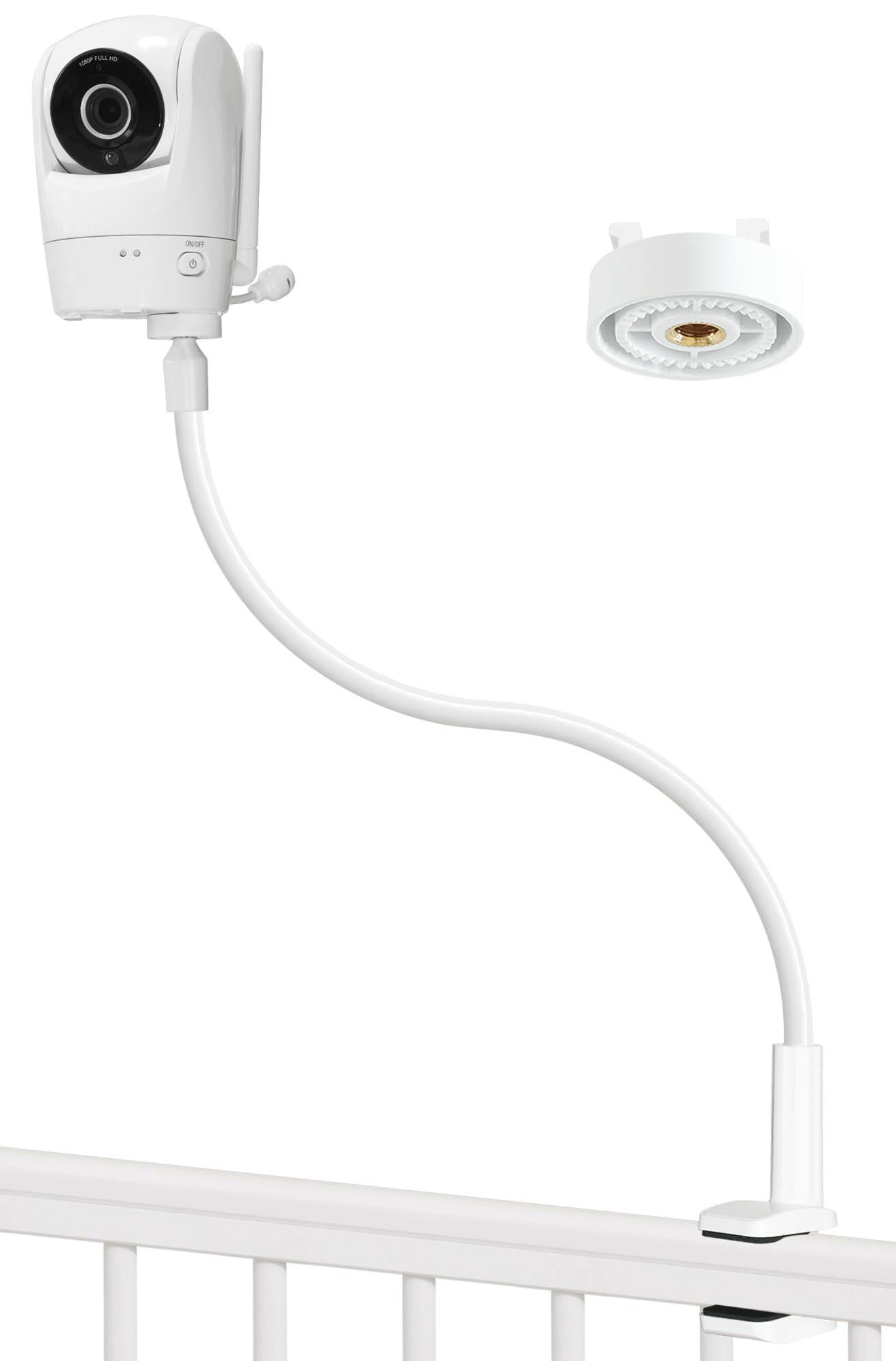 Upgraded Stronger Baby Monitor Mount For Vtech New Vm901, Vm928Hd, Vm919Hd, Vm5463 Cameras, 31.5    Flexible Holder Stand For Cr