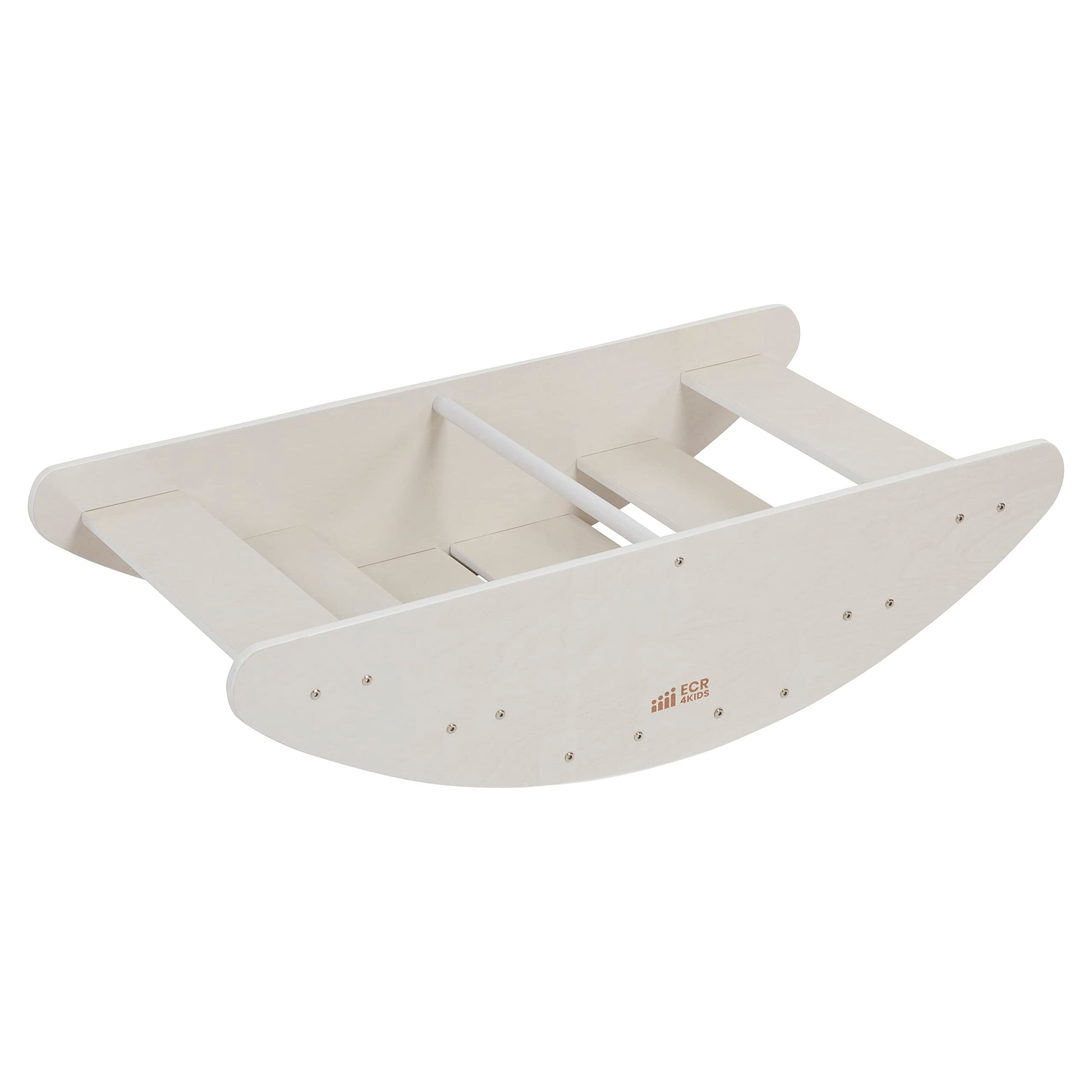 ECR4Kids Rocking Boat and Steps, Play Center, White Wash